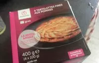 Mängden socker i 4 tartelette fines aux pommes