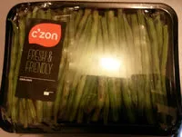 Mängden socker i Haricots vert 350g prêt à cuire