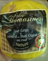 Mängden socker i Foie gras de canard du Sud-Ouest mi-cuit nature