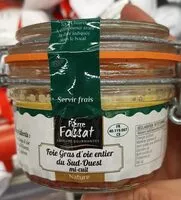 Mängden socker i Foie gras d'oie entier du Sud-Ouest mi-cuit