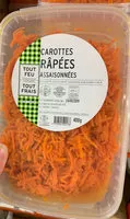 Mängden socker i Carottes Râpées