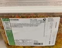 Mängden socker i Salade Mamounia