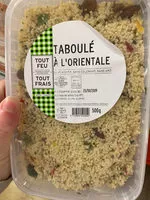 Mängden socker i Taboulé à l'orientale