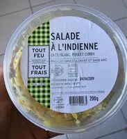 Mängden socker i Salada a l'Indienne - Chou blanc, poulet curry