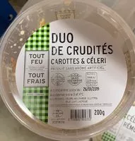 Mängden socker i Duo de crudités carottes & céleri