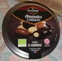 Mängden socker i Amandes 3 chocolats
