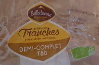 Mängden socker i Les grandes tranches pain au levain traditionnel demi-complet T80