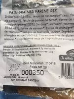 Mängden socker i Pain gaines farine riz