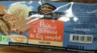 Mängden socker i Pain à la farine de riz complet