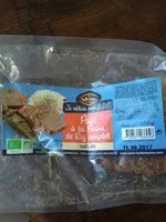 Mängden socker i Pain à la farine de riz complet nature