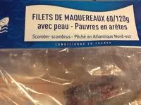 Mängden socker i Filets de maquereaux