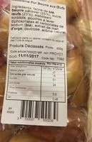 Mängden socker i Madeleines Pur Beurre aux Œufs