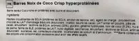 Mängden socker i Barre Noix de Coco Crisp Hyperproteinées