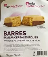 Mängden socker i Barre saveur céréales et figues
