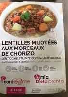 Mängden socker i Lentilles mijotées aux morceaux de chorizo