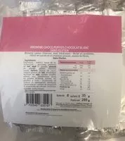 Mängden socker i Brownie Choco Pépites Chocolat Blanc Sans Gluten