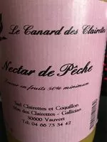 Mängden socker i Nectar de pêche