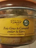 Mängden socker i Foie gras de Canard entier du Gers