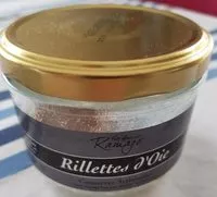 Mängden socker i Rillettes d'Oie