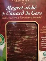 Mängden socker i Magret seche de canard du gers