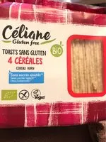 Mängden socker i Toast sans gluten 4 cereales