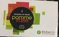 Mängden socker i Dessert frais Pomme-Fraise