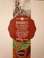 Mängden socker i BARRES DE CÉRÉALES AUX NOISETTES & AMANDES SUR TALON DE CHOCOLAT NOIR