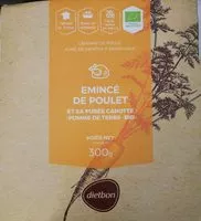 Mängden socker i Emincé de poulet, purée Pomme de terre-Carottes BIO