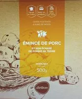 Mängden socker i Emincé de porc, et son Ecrasé de pomme de terre