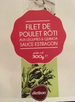 Mängden socker i Filet de Poulet Rôti aux Légumes & Quinoa Sauce Estragon