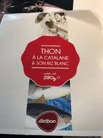 Mängden socker i Thon à la Catalane et son riz blanc