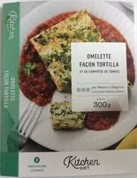 Mängden socker i Omelette façon tortilla et sa compotée de tomate