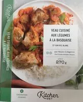 Mängden socker i Veau cuisiné aux légumes à la basquaise et son riz blanc