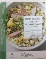 Mängden socker i Salade Campagne et son filet de canard émincé et petits légumes