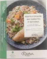 Mängden socker i Risotto d'épeautre aux courgettes et butternut & filet de poulet aux noisettes torréfiées