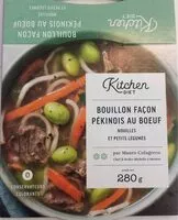 Mängden socker i Bouillon façon Pékinois au boeuf, nouilles et petits légumes