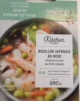 Mängden socker i Bouillon Japonais au Miso, crevettes et colin aux petits légumes