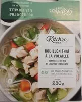 Mängden socker i Bouillon Thaï à la volaille, vermicelle de riz et légumes croquants