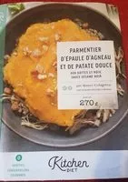 Mängden socker i Parmentier d'épaule d'agneau et de patate douce aux dattes et noix, sauce sésame noir