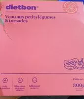 Mängden socker i Veau aux petits légumes et torsades