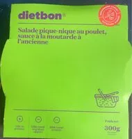 Mängden socker i Salade pique nique au poulet sauce a la moutarde a l’ancienne