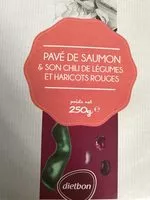 Mängden socker i Pavé de Saumon et son Chili de légumes, et haricots rouges