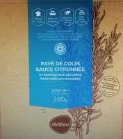 Mängden socker i Pavé de Colin, Sauce citronnée et son riz blanc aux légumes parfumés au romarin