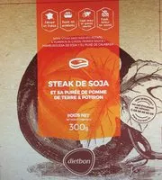 Mängden socker i Steak de soja, purée pdt et potiron