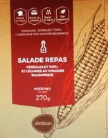 Mängden socker i Salade repas cereales et tofu