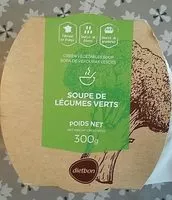 Mängden socker i Soupe de légumes verts