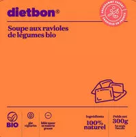 Mängden socker i Soupe aux ravioles de légumes bio