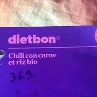 Mängden socker i Chili con carne et riz bio