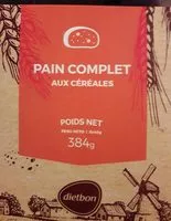 Mängden socker i Pain Complet aux Céréales