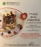 Mängden socker i Muesli anti-cholestérol aux pépites de chocolat